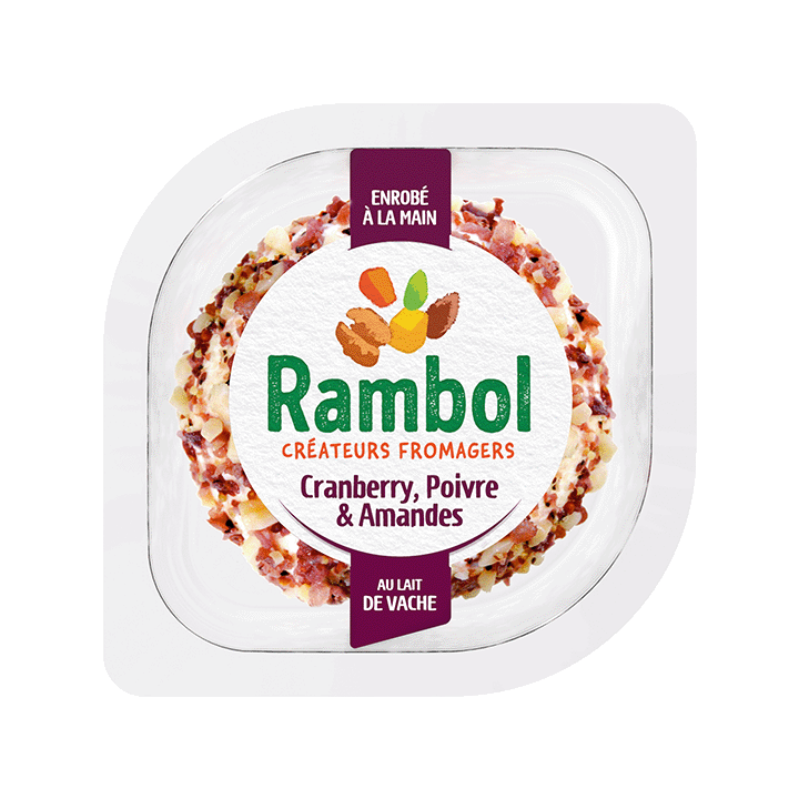Rambol® enrobé Cranberry, Poivre & Amandes 100g