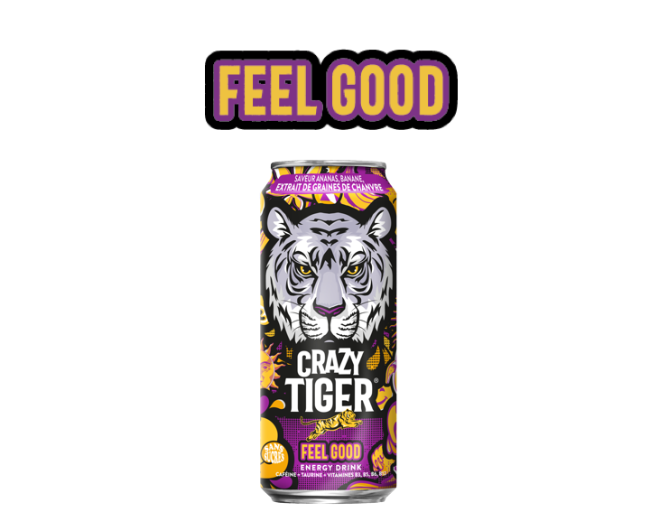 Crazy Tiger FEEL GOOD - Canette 50cl