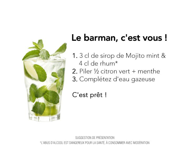 Recette cocktail avec Alcool : Mojito