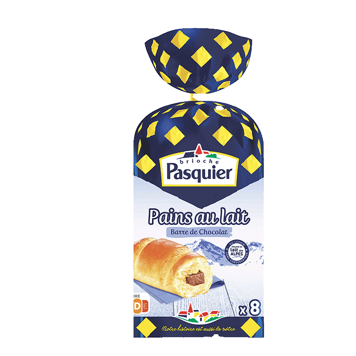 Pains au Lait Barre de Chocolat