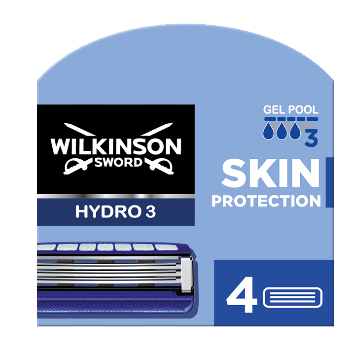 Wilkinson Sword Hydro 3 Skin Protection Men's Blade Refills x4