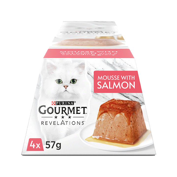 Mousse with Salmon and a cascading gravy 4x57g