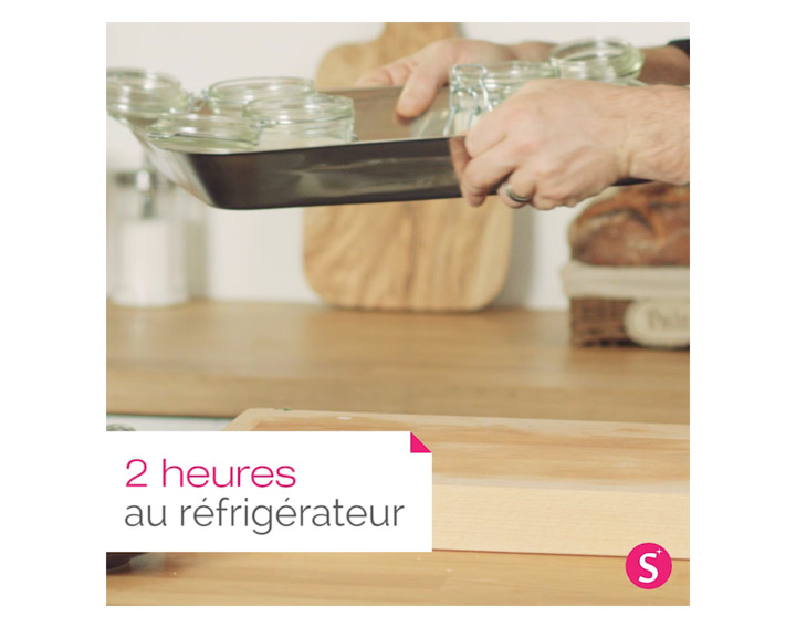 Faire prendre au frigo pendant 2 heures environ