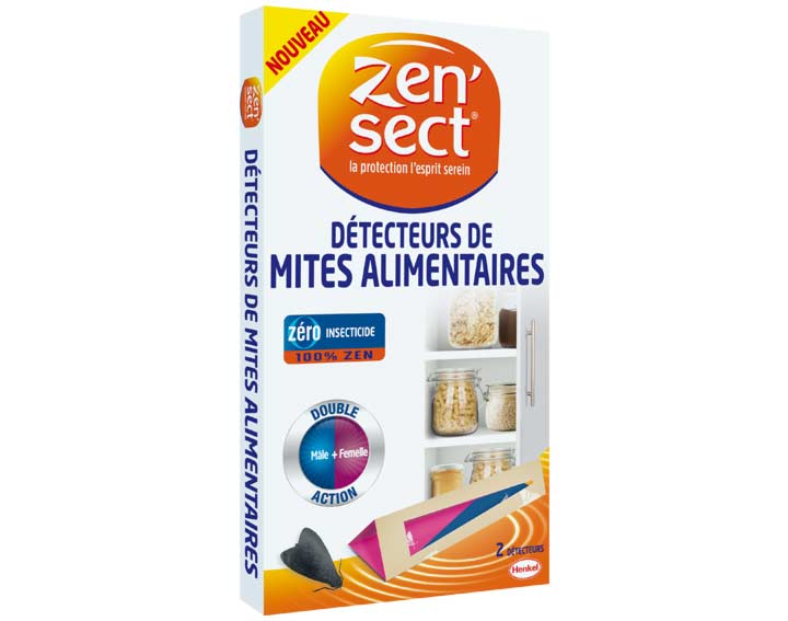 Zen'sect Détecteurs de mites Alimentaires - 2 détecteurs