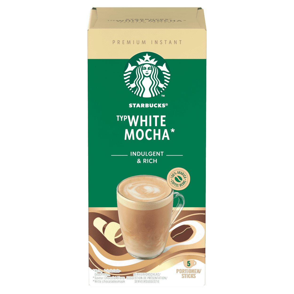 Starbucks® White Mocha Mix        5 Zakjes 120g