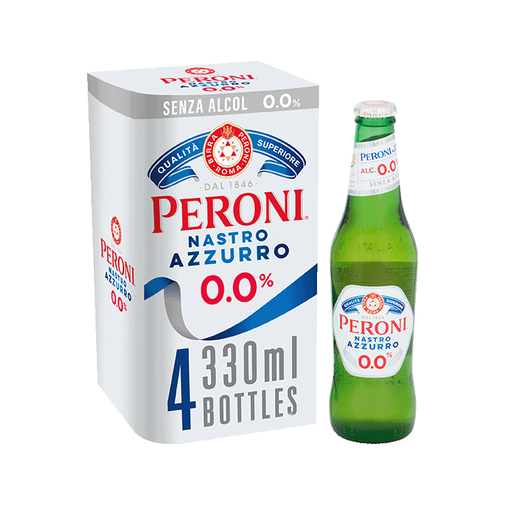 Peroni Nastro Azzurro 0.0% 4x330ml