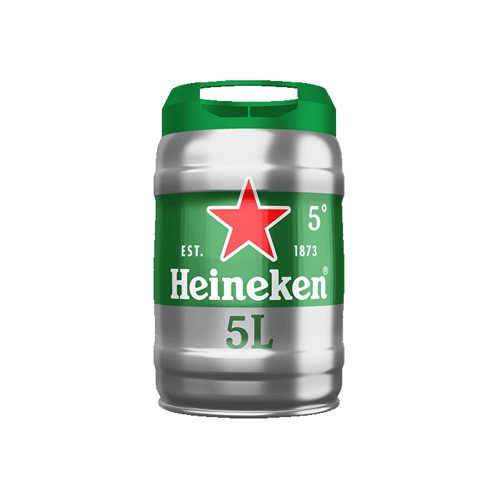 Heineken bière blonde Fût 5L 5°