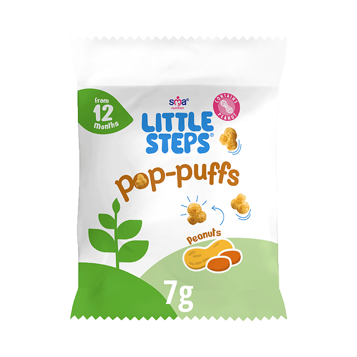Little Steps Pop-puffs Peanut 12 months 7g