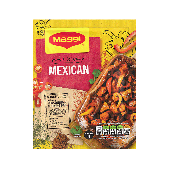 Maggi Juicy Mexican Chicken 38g