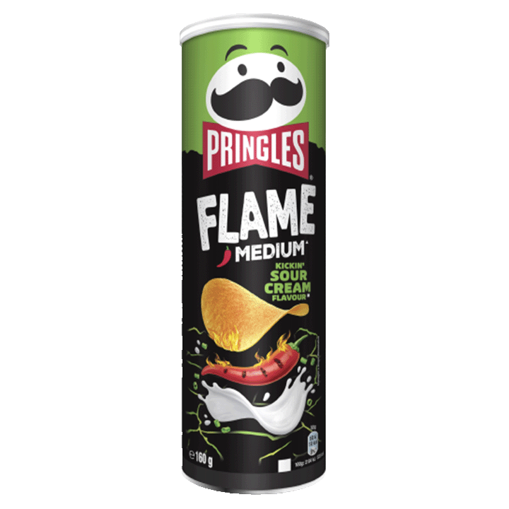 Pringles Flame Kickin' Sour Cream 160g