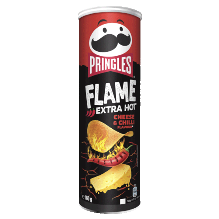 Pringles Flame Cheese & Chilli 160g