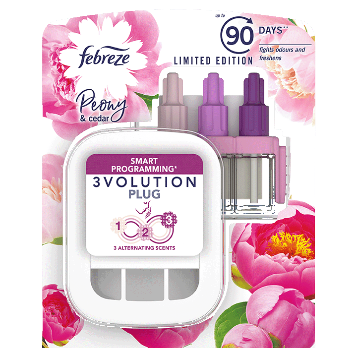 Febreze 3VOLUTION Plug-In Peony & Cedar