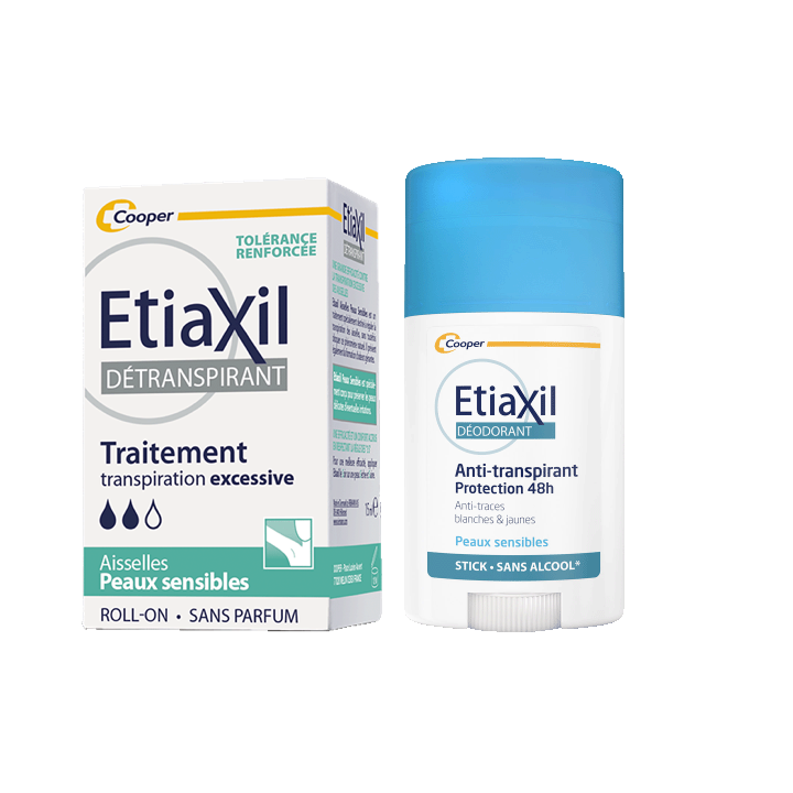 Anti-Transpirant Protection 48h Stick + Détranspirant Peaux Sensibles