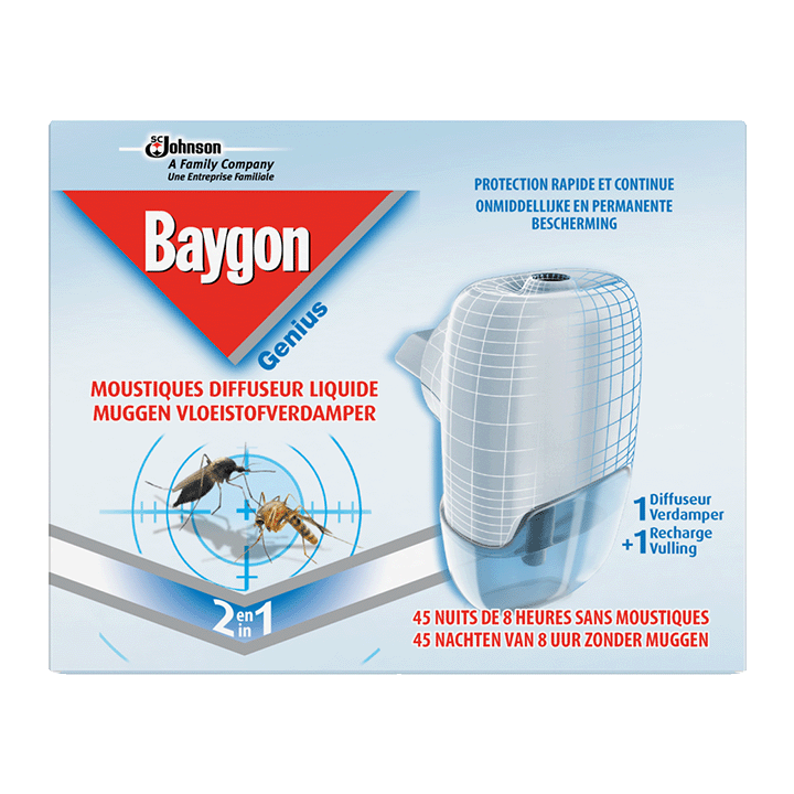 Baygon Muggen Vloeistofverdamper - 45 Nachten