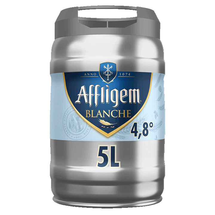 Affligem Blanche bière d'Abbaye Fût 5L 4.8°