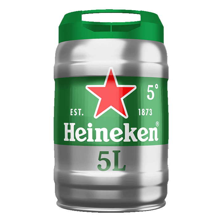 Heineken bière blonde Fût 5L 5°