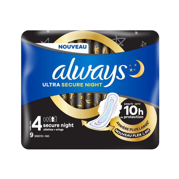 Serviettes Always Ultra Nuit