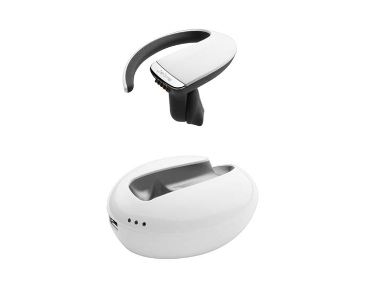 Oreillette Bluetooth Jabra en blanc