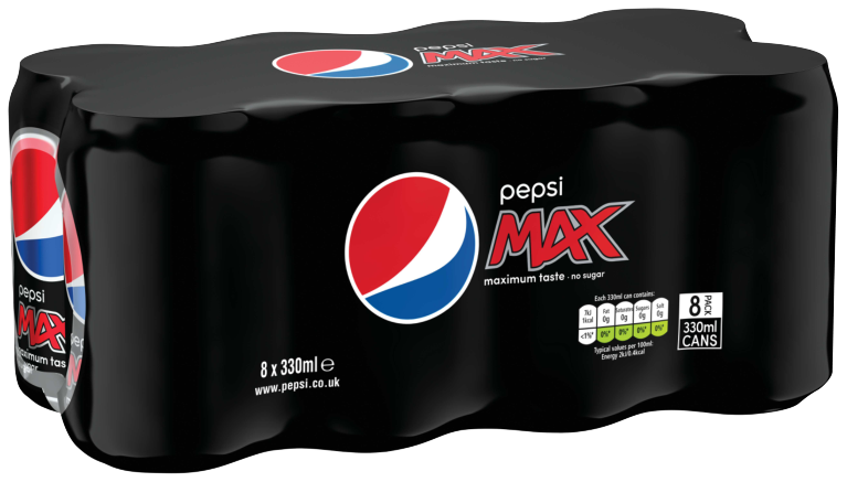 Pepsi MAX 8x330ml cans