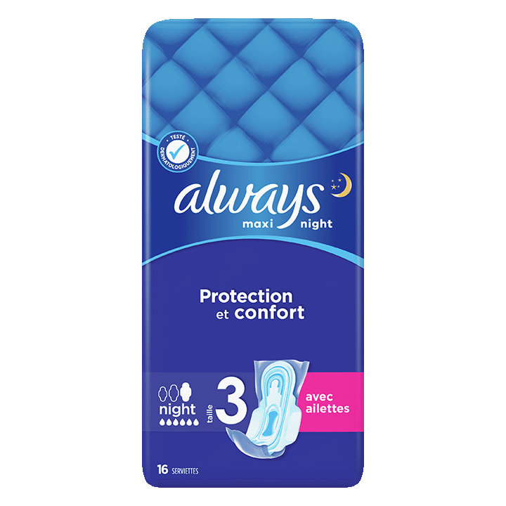 Always Maxi Night Protection and confort