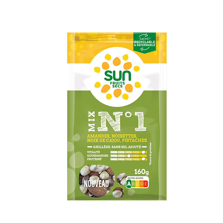 Mix N°1 - Le 4 Graines Grillées - 160g