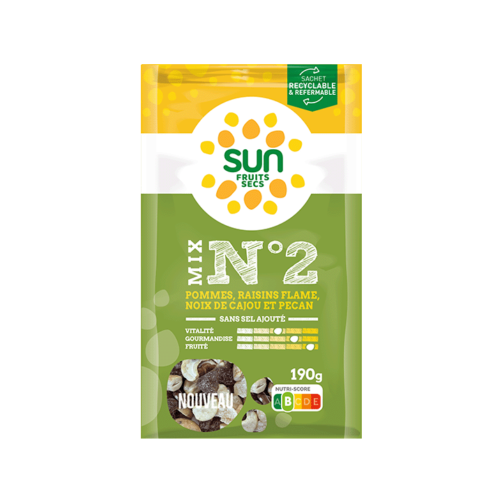 Mix N°2 - Fruité - 190g