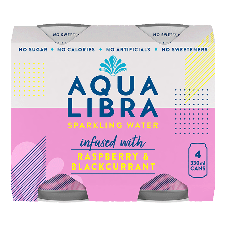 Raspberry & Blackcurrent 4x330ml