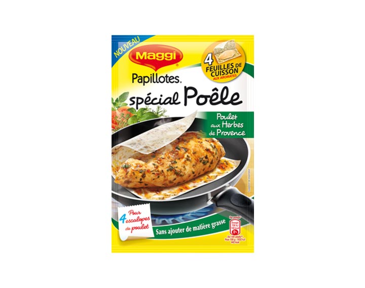 PAPILLOTES® Spécial Poêle Poulet aux Herbes de Provence MAGGI®