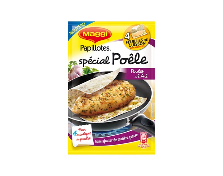 PAPILLOTES® Spécial Poêle Poulet à l’Ail MAGGI®