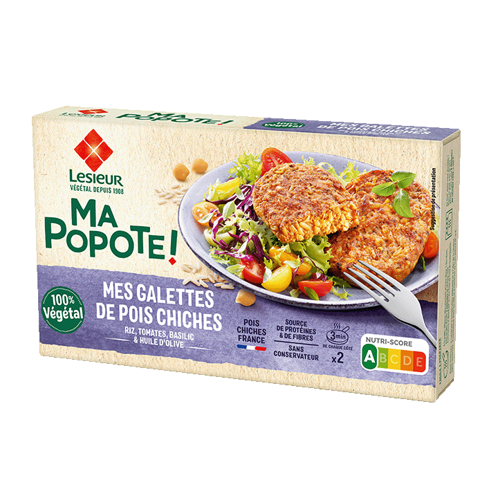 Mes Galettes de Pois Chiches, Riz & Tomates - 200g