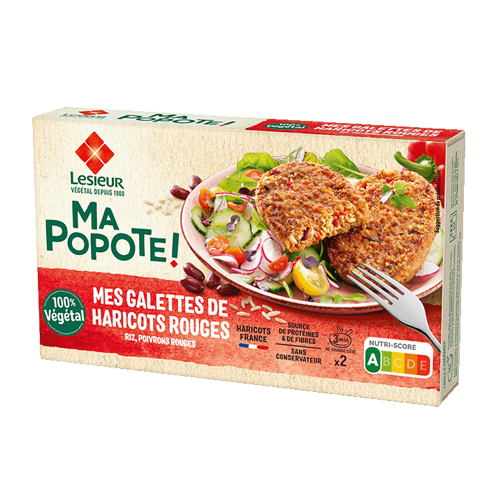 Mes Galettes de Haricots Rouges, Riz, Poivrons - 200g