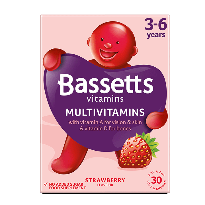 3-6 Years Multivitamins Strawberry 30s