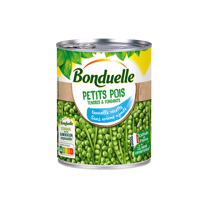 Petits Pois sans arôme ajouté - 800g