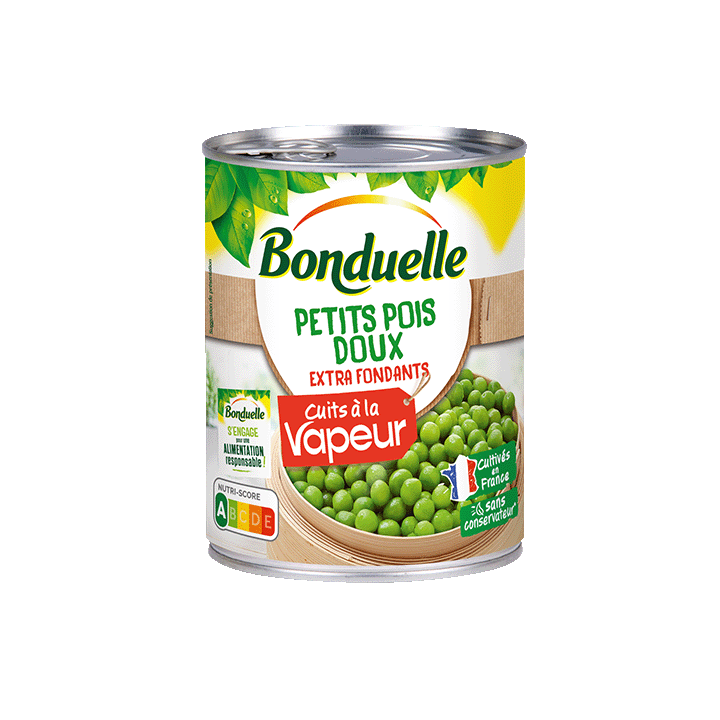 Petits Pois doux vapeur - 610g