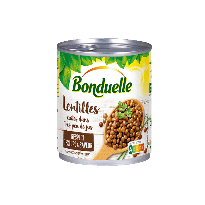 Lentilles très peu de jus - 310g
