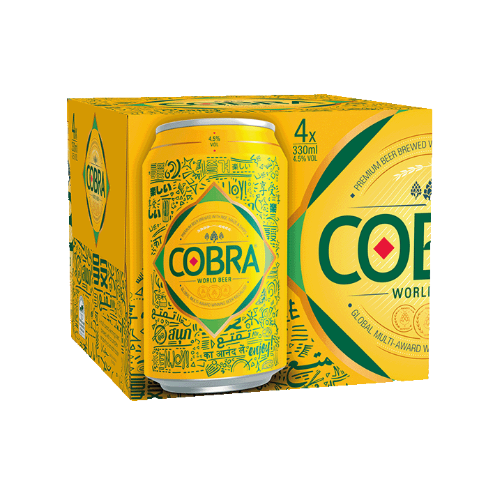 Cobra Beer 4 x 330ml