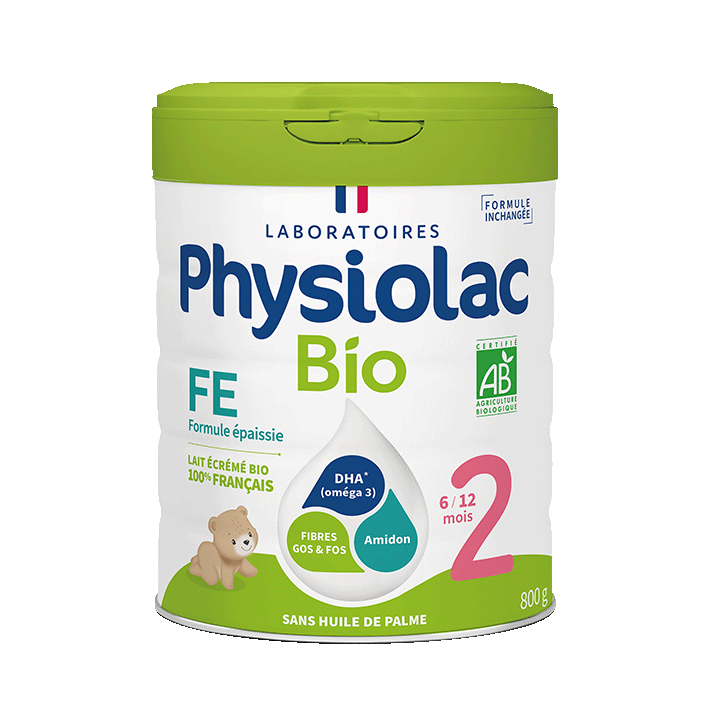 Physiolac Lait infantile Bio Épaissi 2ème âge 800G