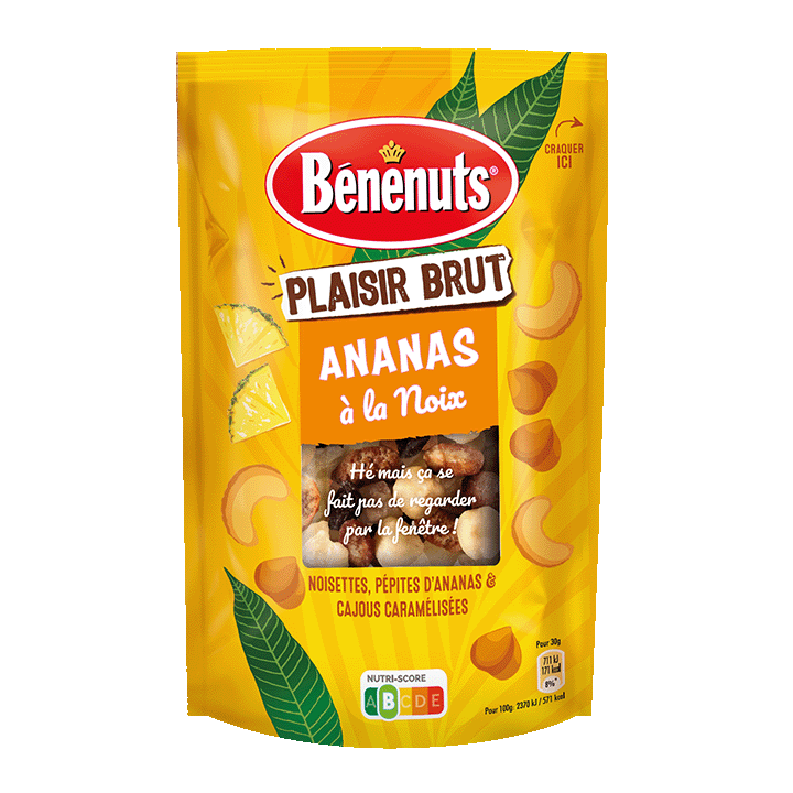 Plaisir Brut Ananas à la Noix 120G