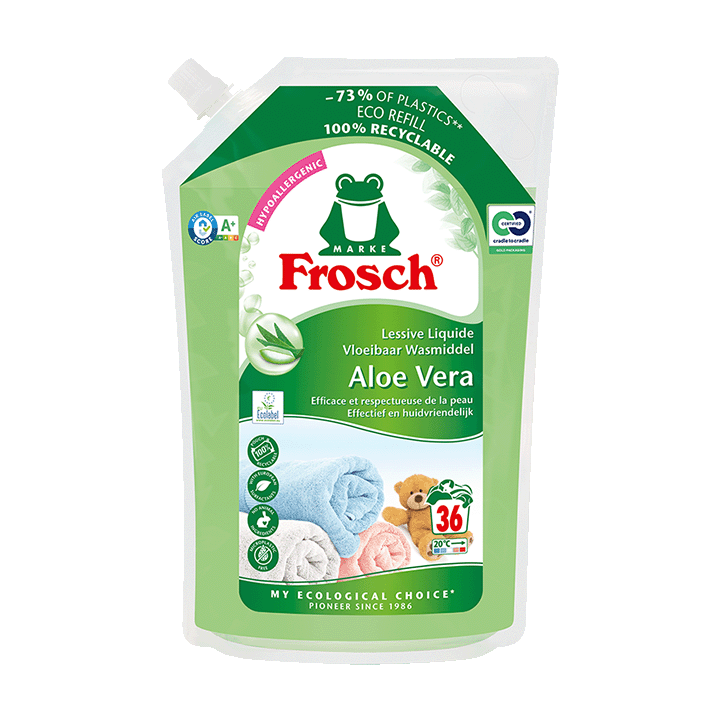 Vloeibaar Wasmiddel Aloe Vera Sensitive pouch 1,8L