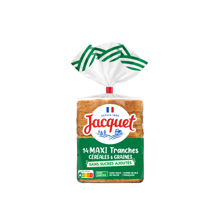 Maxi Tranches Céréales Graines 14 tranches