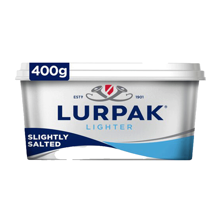 Lurpak Slighty Salted Spreadable Lighter 400g