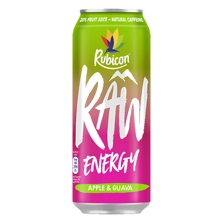 Rubicon Raw Energy Apple and Guava 500ml