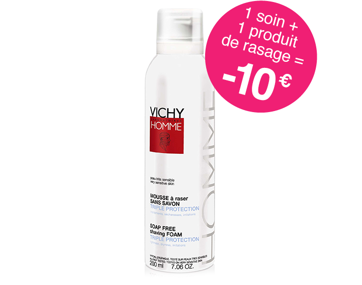 Mousse à Raser Triple Protection Sans Savon
