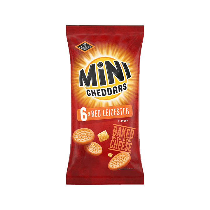Mini Cheddars Red Leicester 6 Pack