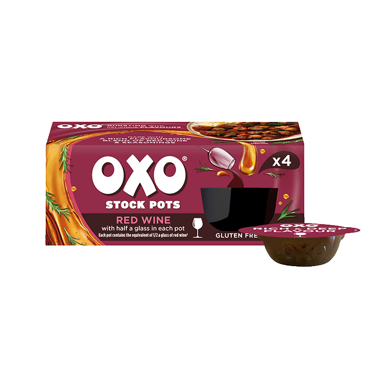 Oxo Stock Pots - Red Wine - 4 x 20g