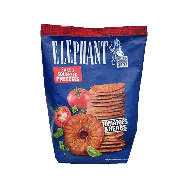Elephant pretzels Tomatoes & Herbs