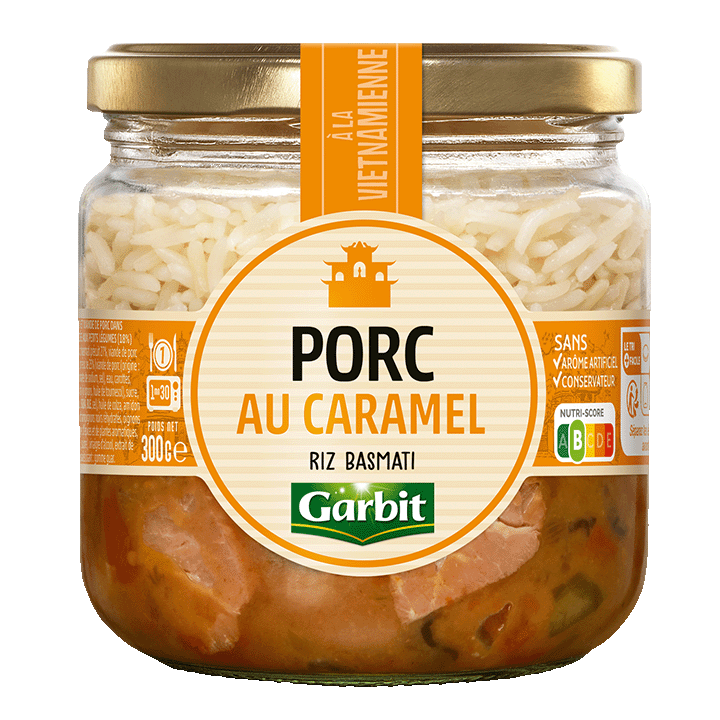 Porc au Caramel et riz basmati 