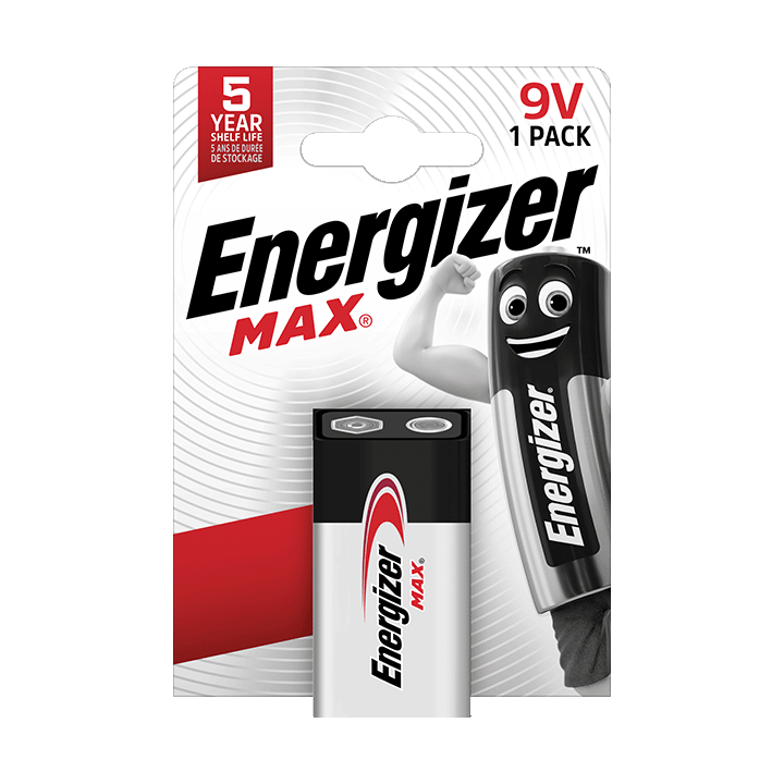 Energizer Max pack de 1 pile alcaline 9V