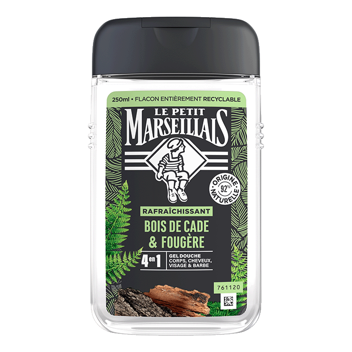 Le Petit Marseillais Gel Douche Homme Cade Fougere 250Ml