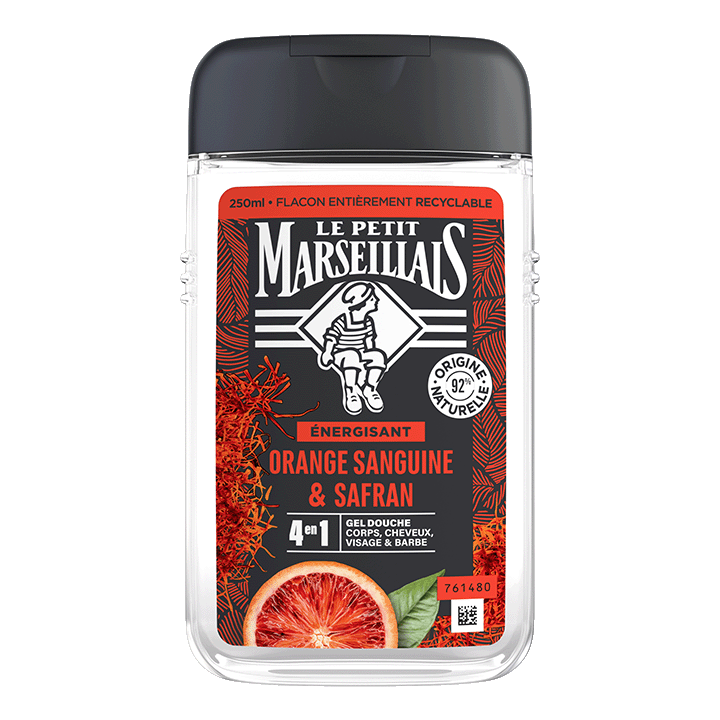 Le Petit Marseillais Gel Douche Homme Orange Safran 250Ml